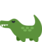 Crocodile emoji on Twitter